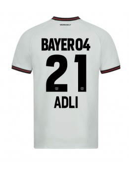 Bayer Leverkusen Amine Adli #21 Auswärtstrikot 2023-24 Kurzarm